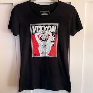 Vixxon Graphic Black T-Shirt